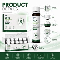 Complément Alimentaire Liquide de Gluconate de Zinc Sans Sucre, Végétalien, Sans OGM, 50 mg, Certifié Halal, pour le Soutien Immunitaire, Vente Directe Usine, OEM