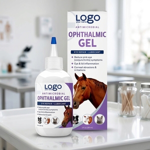 Gouttes oculaires et solution nettoyante pour chiens et chats, marque privée, pour apaiser les irritations oculaires et nettoyer les taches de larmes, sans danger pour tous les animaux - Product Image 6