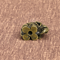 BECORA Petit Porte-encens en Laiton Antique en Forme d'Éléphant, Support Décoratif Mignon pour l'Aromathérapie, Méditation, Yoga, Durable