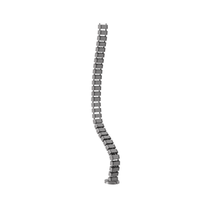 Gestión de Cable de serpiente, columna ajustable para escritorio, bandeja de gestión de columna vertebral, gran oferta - Product Image 5