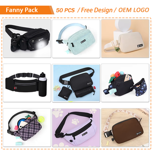 Custom Logo Waterproof Pet Training Dog Crossbody Walking Bag Dog <strong>Bum</strong> Bag Nylon Zipper Dog Waist Bags Fanny Pack for Women - Product Image 3