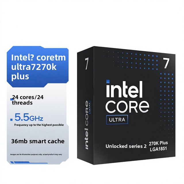 Ultra 7 270K Plus Desktop 24 Core 24 Line Play 3.2GHz/5.5GH Processor BOX PC Computer Gaming Cpu