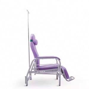 Chaise d'accompagnement médicale escorte de patient préposé pliant chaise d'allaitement pliante chaise de transfusion de perfusion inclinable - Product Image 1