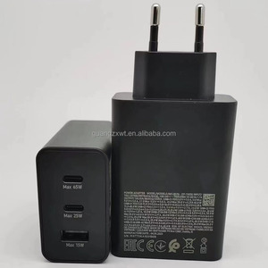 <span class=keywords><strong>Chargeur</strong></span> USB-C Super <span class=keywords><strong>Rapide</strong></span> Type C EU PD <span class=keywords><strong>65W</strong></span> Adaptateur <span class=keywords><strong>Secteur</strong></span> <span class=keywords><strong>Trio</strong></span> 3 Ports pour <span class=keywords><strong>Samsung</strong></span> S26 <span class=keywords><strong>Ultra</strong></span> EP-T6530 <span class=keywords><strong>Chargeur</strong></span> USB C <span class=keywords><strong>65W</strong></span> - Product Image 4