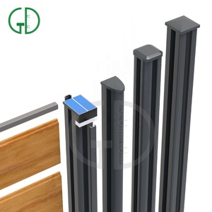 Paneles de valla cortados con láser <span class=keywords><strong>para</strong></span> privacidad de jardín GD, nuevo diseño de aluminio, listones de valla de metal personalizados, precios, hojas, panel de piquete - Product Image 2