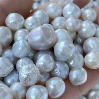 Perles d'eau douce baroques irrégulières naturelles de 9 à 15 mm, perles plissées Edison granulaires, perles en vrac pour la fabrication de bijoux, Zhuji
