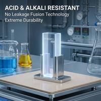 Produits en quartz résistants aux hautes températures, cuvettes en verre de quartz de 10 mm pour le traitement du quartz