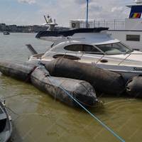 Ballon de lancement marin en caoutchouc naturel pour la mise à l'eau, l'atterrissage et les opérations de sauvetage de barges