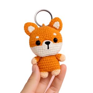 Amigurumi, Animales de Peluche Cosidos, Perrito <span class=keywords><strong>Akita</strong></span>, Perro Shiba <span class=keywords><strong>Inu</strong></span>, Llaveros, Tejido, Juguete de Peluche Tejido, Llavero de Shiba <span class=keywords><strong>Inu</strong></span> Corgi - Product Image 3
