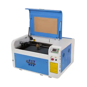 Fst 4060 Co2 Laser Cutter 40W 50W 60W 80W 100W Cnc Glas Mdf Nonmetal Laser Gravure Machine Voor Parfum Fles Graveren