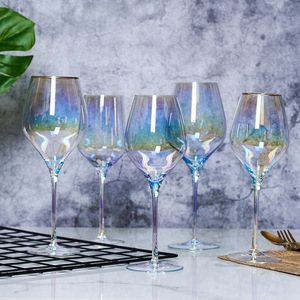 <span class=keywords><strong>Verre</strong></span> <span class=keywords><strong>à</strong></span> <span class=keywords><strong>vin</strong></span> en cristal <span class=keywords><strong>irisé</strong></span>, grand gobelet <span class=keywords><strong>à</strong></span> <span class=keywords><strong>vin</strong></span>, 1 pièce - Product Image 5