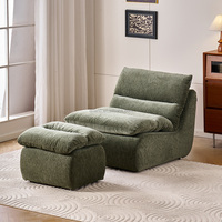 118035 Quanu Nouveau design Canapé paresseux Relaxant Confortable Résistant à l'usure Plusieurs couleurs Canapé individuel pour chambre à coucher et salon