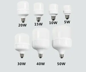 批发E27 B22 led灯泡灯220V LED灯泡5W 10W 15W 20W 30W 40W 50W led灯