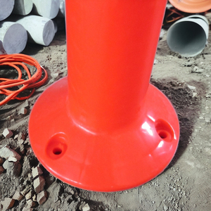 高反射オレンジフレキシブル交通デリニーターPU道路交通警告ポスト - Product Image 5