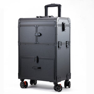 Fabriek Oplaadbare Tafel Make-Up Reizen Opslag <span class=keywords><strong>Trolley</strong></span> 4 Lade Rollen Grote Ruimte Nagel Werkstation Schoonheid Voor Nagel Met Verlichting - Product Image 2