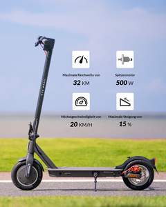 Canada Kho Có Thể Gập Lại Hợp Kim Nhôm Điện Scooter 36V 7.5AH Pin 18MPH Tốc Độ 350W Động Cơ Phía Sau Mùa Xuân Sốc Hấp Thụ - Product Image 3