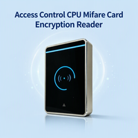 Lecteur de cartes CPU, lecteur de cartes intelligentes sans contact, encodeur de cartes IC, système de contrôle d'accès, lecteur RFID crypté anti-copie