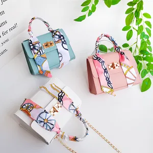 China Wholesale Ladies Shoulder crossbody Bags Mini Scarf PU Leather Hand Bags