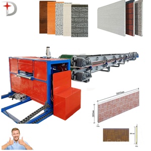 Ligne de production de machine de panneau sandwich en polyuréthane pour entrepôt dixin - Product Image 1