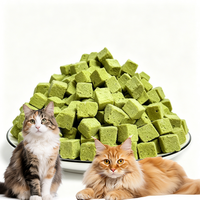 Granulés de herbe pour chat lyophilisés, riches en fibres, naturels et sains, pour le soulagement des boules de poils - Vente en gros
