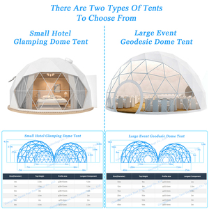Domo Geodésico de Lujo para Glamping de Invierno, Tipo Iglú, de 6m con Claraboya, para Hoteles y Resorts - Product Image 4