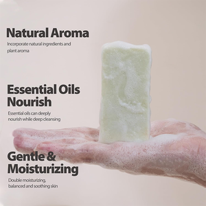 Fatto a mano pulizia profonda idratante tè albero salvia citronella saponetta profumata barra naturale nutriente sbiancamento della pelle cura - Product Image 3