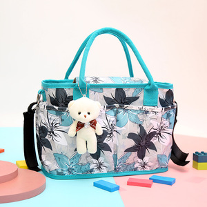 Sac à Langer Maman de Voyage Style Sac à Dos pour Poussette Bébé avec Bandoulière pour <span class=keywords><strong>Rangement</strong></span> des Couches de Bébé - Product Image 4