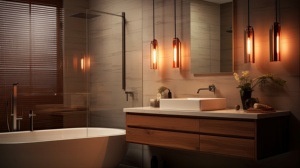 Elegante calentador de espejo de vidrio infrarrojo sin marco de 500W Panel cuadrado Iluminación de protección contra sobrecalentamiento de bajo consumo para baños - Product Image 6