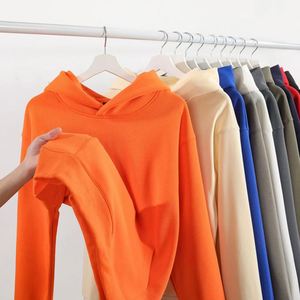Sweat à capuche personnalisé avec logo, impression sérigraphique et sublimation, pour homme et femme, sans cordon, haute qualité, 480 GSM, poids lourd - Product Image 2