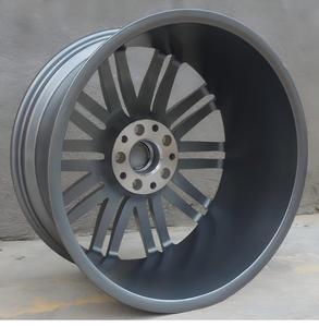 Rines <span class=keywords><strong>de</strong></span> Aleación <span class=keywords><strong>de</strong></span> Aluminio <span class=keywords><strong>de</strong></span> Primera Calidad, Diseño Multirradio con Acabado Mecanizado en Color Gris Metálico, 20 Pulgadas, PCD 5x130mm, ET 57mm, Perfectos para <span class=keywords><strong>Porsche</strong></span> - Product Image 5