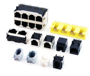 Conector Keystone RJ11 de Doble Puerto, Acoplador Pasante - Conector de Enchufe Telefónico de 2/4/6/10/12/16 Pines (Venta al por Mayor) 6P6C 4P4C 5222 5721 - Product Image 1