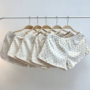 <span class=keywords><strong>Pantalones</strong></span> <span class=keywords><strong>Cortos</strong></span> de Yoga para Mujer, Cintura Alta Elástica, 100% Algodón, Transpirables, Ajustados, Estilo Vintage, Diseño de Bloques de Color, Verano - Product Image 1