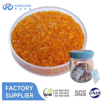 Gel de silice orange à haute absorption d'humidité, non toxique, pureté 100 %, avec billes auto-indicatrices pour le stockage d'électronique