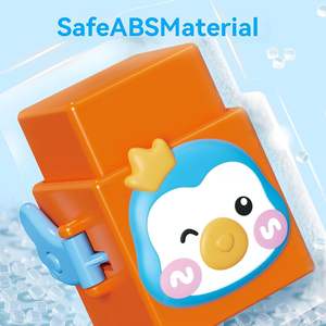 Blocs d'empilage Montessori en <span class=keywords><strong>bois</strong></span> HNSMART pour les enfants de 2 à 4 ans - Cubes en forme d'animaux - Trou de correspondance - Empilage par pression - Motricité fine - Product Image 5