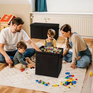 おもちゃオーガナイザー漫画収納箱折りたたみ式ぬいぐるみ箱収納キッズ収納収納収納 - Product Image 5