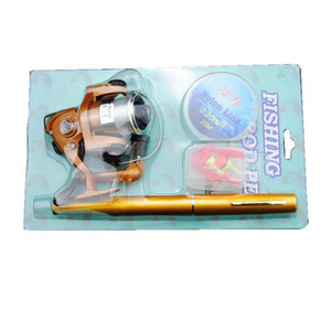 Portable 1M <strong>Pocket</strong> <strong>Mini</strong> <strong>Pen</strong> <strong>Fishing</strong> <strong>Rod</strong> and Spinning Reel - Product Image 1
