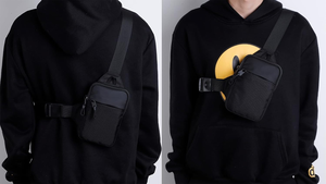 Bolso Bandolera Personalizado Resistente al Agua, Mini Bolso Cruzado de Nylon, Bolso de Pecho Pequeño con Doble Bolsillo - Product Image 6