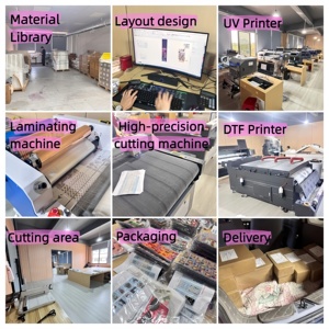 สติกเกอร์ UV ขนาด 16-40 ออนซ์ สำหรับตกแต่งจาน แก้วน้ำ แก้วกาแฟ  แบบกำหนดเอง  ใช้หมึก UV DTF ได้มาตรฐาน RoHS กันน้ำ ทนทาน - Product Image 6