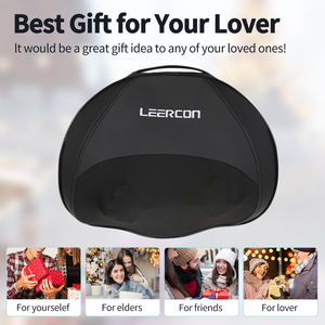 Leercon, venta al por mayor, calefacción eléctrica, masajeador de vibración, cuello, hombro, espalda, acupresión, amasado, almohada de masaje - Product Image 6