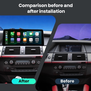 Rhythm 12.6 Inch Car Head Unit Wireless Carplay Android <b>Auto</b> Hicar Carbit Multimedia Display for BMW X5 F15 2010-2013 CIC System - Product Image 3