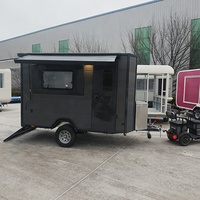 Remorque alimentaire personnalisée, moto, camping-car mobile, caravane