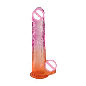 Xln Sexbay Offre Spéciale Dildo en TPE Souple Bicolore Dégradé Couleur Gelée Personnalisée Super <span class=keywords><strong>Forte</strong></span> Succion 100% Étanche Portable <span class=keywords><strong>pour</strong></span> Hommes - Product Image 5