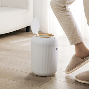 Cubo de basura de lujo con detección inteligente para el hogar, sala de estar, dormitorio, autosellado automático sin contacto, cubo de basura de reciclaje de cocina con tapa - Product Image 3