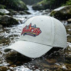 Breathable Waterproof Unstructured 5 Panel Nylon Snapback Hat Streetwear Lightweight Flat Brim Rope Adjustable Character Outdoor - Product Image 1