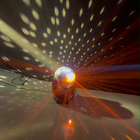 Boule disco motorisée DMX512, rotation à 540 degrés, inclinaison à 180 degrés, boule miroir pour DJ, fête, mariage, club, scène