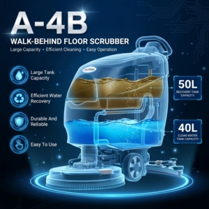 ALTON A-4B Walk-Behind <b>Floor</b> Scrubber Battery Powered <b>Floor</b> Washing <b>Machine</b> 510 Mm Commercial Cleaner Efficient <b>Floor</b> Care Walk- - Product Image 1