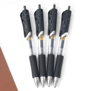 Vente chaude Publicité noir rouge bleu Presse <span class=keywords><strong>Action</strong></span> presse en plastique Stylets Bureau école entreprise Utiliser encre <span class=keywords><strong>gel</strong></span> Stylo - Product Image 5