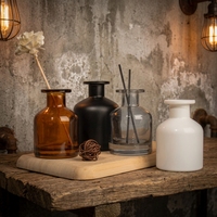 Bouteille en verre ambré ronde certifiée CE FCC ROHS, 100 ml, 150 ml, 200 ml, résistante à la lumière, hermétique, anti-chute, résistante à la corrosion, réutilisable