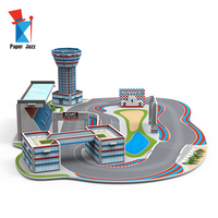 3D Mini Racetrack Papier Mousse Puzzle avec Métal Voiture Enfants Puzzle Jouet DIY Jouet Éducatif Enfants Cadeau Papier Jazz