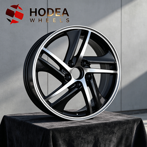 ล้ออัลลอยด์ฟอร์จ ขนาด 18/19/20/21/22 นิ้ว 5x112 5x120 สำหรับรถยนต์ไฟฟ้า Tesla/<span class=keywords><strong>BMW</strong></span> 	 ล้อแม็กซ์สีดำเงาขอบขัดเงาแบบกำหนดเองสำหรับรถยนต์ไฟฟ้า - Product Image 1